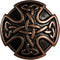 BS9977 Screw Back Celtic Cross Conchos 1" (25mm) Antique Copper Celtic Concho 10 pcs...