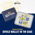 Corona Extra Bifold Wallet, Slim Wallet with Decorative Tin for Men and Women, Multi...