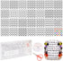 1450 Pieces Letter Beads Kit, 4x7 mm White Acrylic Alphabet Beads Letter Beads for Jewelry Making Number Beads Heart Beads Friendship Bracelet Bea...