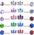 10 Sets Random Assortment Polyhedral RPG Mini Dice (70pcs),Surprise Mystery Mini Dice Set,10mm Mini DND Magic The Gathering Dice Set for MTG,RPG,D...