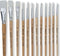 White Synthetic Flat & Round Brushes by Artist's Loft® Necessities™...