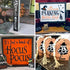 Halloween Stencils for Painting on Wood Door Sign Reusable Large Holiday Stencil for Crafts Canvas Wall Shirts Cookie Drawing Paint Decorating (Ha...