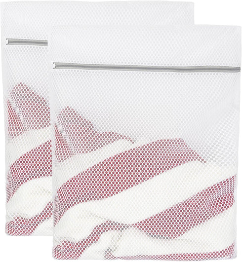 Lingerie Bags for Washing Delicates, Mesh Laundry Bags for Washing Machine. 2Pcs(20" x 24")....