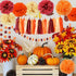 Fall Birthday Party Decorations/Burgundy Gold Orange Thanksgiving Birthday HAPPY BIRTHDAY Balloons Pumpkin Orange Autumn Fall Party Decorations...
