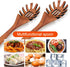 Best Wooden Pasta Spoon Spaghetti Fork 12.5 Inch Long Hand Pasta Serving Utensils Acacia Wood Spaghetti Server Spoon Pasta Forks Spaghetti Ladle P...