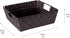 Simplify Large Shelf Woven Strap Tote | Decorative Storage Basket | Built in Handles | Organization | Closet | Bedroom | Bathroom | Nursery | Acce...
