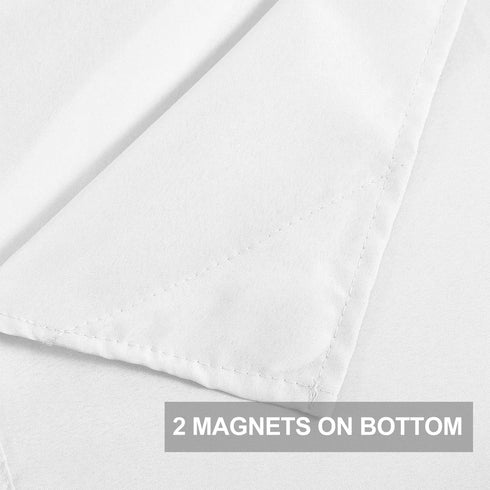 Barossa Design Long Fabric Snap-in Replacement Liner 70" W x 57" H - Hotel Style Removable Inner Liner with 2 Magnets, Machine Washable & Water Re...