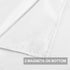 Barossa Design Long Fabric Snap-in Replacement Liner 70" W x 57" H - Hotel Style Removable Inner Liner with 2 Magnets, Machine Washable & Water Re...