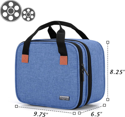 LUXJA Carrying Bag Compatible with DR.J Mini Projector, Portable Case for Mini Projector and Accessories (Fits Most Major Mini Projectors), Blue...