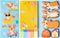 Corgi Sticky Notes Set - 550 Sheets Blue Corgi Self-Stick Notes Pads, Self-Adhesive Cute Corgi Lovers Separation Tabs Writing Memo Pages Notes for...