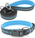 BSEEN Reflective Dog Collar and Leash Set - Adjustable Nylon Dog Collar& Leash with Neoprene Padded, Heavy Duty Dog Collar with 5 Feet Dog Lead fo...