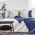 Outdoor Waterproof Throw Pillow Covers 18x18 Inch Set of 2 for Couch Sofa Bed Decorative Spring Farmhouse Blue Yellow Stripe Summer Pillow Case......
