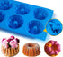 Mini Fluted Tube Cake Pan, 6Cavity Heritage Fluted Tube Cake Silicone Mold for Baking,Non Stick Fancy Molds for Fluted Tube Cake (Mix)...