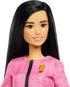 Barbie Careers Doll & Accessories, Future Leader with Black Hair Wearing Outfit with 2 Golden Bracelets & “B” Pin, includes Future Leader Sticker ...
