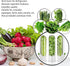 Herb Saver for Refrigerator, Herb Saver Pod, Vegetable Preservation Bottle, Fresh Herb Keeper for Cilantro, Mint, Parsley, Asparagus, Keeps Greens...