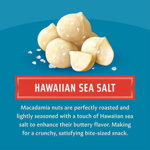 Mauna Loa Premium Roasted Macadamia Nuts, Sea Salt Flavor, 4 Oz...