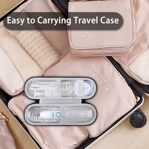 khanka Hard Electric Toothbrush Travel Case with 2 Pack Toothpaste Cap, Compatible with Philips Sonicare ProtectiveClean 4100 5100 5300 6100 6500,...