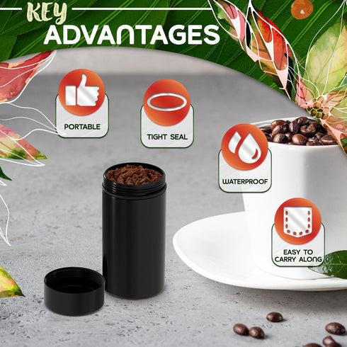 2Pcs Spice Jar Storage Containers with Lids - Food Containers With Lids Airtight Aluminum Herb Storage Container Jars with Airtight Lids - Lockabl...