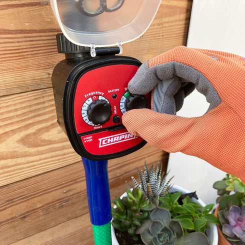 Chapin 41001 Single Zone Water Timer With Water Resistant Construction, Numerous options for Frequency of Watering/Duration of Watering Settings a...