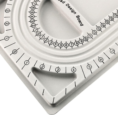 1Pc Bead Tray Necklace Design Board 32x24cm Gray Flocked Bead Design Board for Jewellery Making...