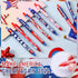 Leinuosen 72 Pieces Vote Pens Bulk Election Supplies Your Vote Matters Gifts for Voters American Flag Ballpoint Pen Souvenirs from USA for Writing...