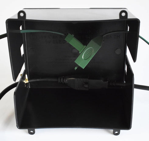 GR Innovations RV Extension Cord Cover | Plug Saver | Outdoor Electrical Cord Cover | Elevates & Shields Outdoor Extension | 30 Amp Some 50 Amp | ...