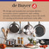 De Buyer Blue Carbon Steel Crepe & Tortilla Pan - 7” Diameter, 5.5” Cooking Surface - Ideal for Making & Reheating Crepes, Tortillas & Pancakes - ...