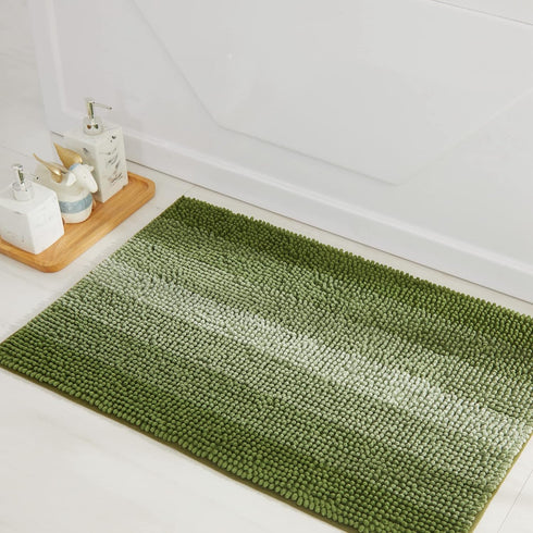 COSY HOMEER 28x18 Inch Bath Rugs Made of 100% Polyester Extra Soft and Non Slip Bathroom Mats Specialized in Machine Washable and Water Absorbent ...