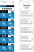 10 Pack SR626SW AG4 Equivalent 377S 377 LR626 1.5V Button Cell Watch Battery Replacement...