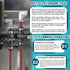 Boltigen 5Pack Pneumatic Push to Connect Ball Valve, 1/4”ODx 1/4“OD Quick Connect Air Control Fittings, 1/4"Air Flow Control Valve, Straight Tube ...