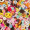 50 Pcs Slime Charms DIY Craft Making Kit, Resin Flatback Slime Beads, Doughnut, Mints, Pretzels, Fruit Loops...