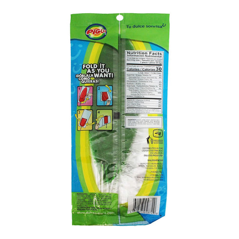 Dulces Pigui Slaps Green Apple Flavor Paletas Mexican Candy (10 Lollipops)...