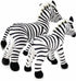 Ice King Bear Mom and Baby Stuffed Animals Set Zoo Wild Animals (Zebra)...