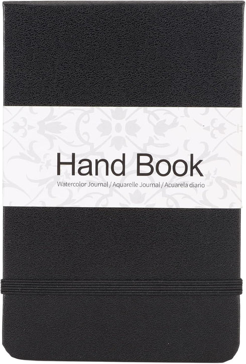 Hardcover Sketch Book, 24 Sheets 300 GSM Thick Drawing Paper Hardcover Notebook Blank Journal Sketchbook for Watercolors Gouache Acrylics...