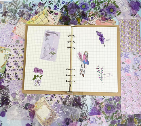 Scrapbooking Supplies Kit, Vintage Junk Journal Supplies Aesthetic Journaling Kit for Bullet Scrapbooking, Stationery, Planner, DIY Craft Journal ...