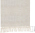 Grelucgo Solid Natural Color Lined Fringe Table Runner or Dresser Scarf (Natural, 14 x 48 inches)...