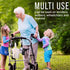 Maplefield Baby Stroller Hooks with Large Carabiner Clip - 4 Pack - Great for Organizing Diaper Bags, Purses, and Shopping Bags - Easy-to-Attach D...