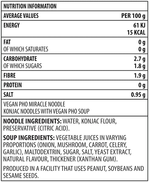 Miracle Noodle Ready-to-Eat Meal Pho, 0.43 lb...