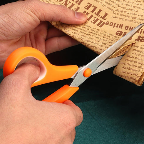 Scissors, Rkqoa 8" All Purpose Scissors 6 Pack - Comfort-Grip Sharp Scissors for Office School House Sewing Fabric Crafts Arts Desk Classroom Supp...