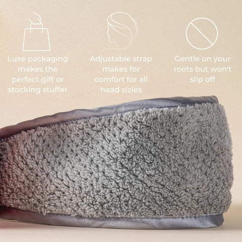 VOLO Cloud Pink Spa Headband for Women | Hair Band for Makeup, Washing Face, Skincare, Facial, Shower & More | Ultra-Soft, Absorbent, Stretchy, No...