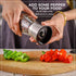 Pepper Grinder or Pepper Mill, Manual Salt Grinder Refillable with Adjustable Coarseness, Black Pepper Grinder Made of Stainless Steel, Himalayan ...