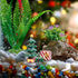 Christmas Aquarium Decoration Set: Christmas Fish Tank Decorations Xmas Tree Figure Present Box Miniature Resin Micro Landscape Ornaments for Fish...
