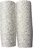 50-Pack Paper Baking Cups, Greaseproof Disposable Cupcake Muffin Liners (Large, Gold Scroll)...