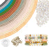 ONTODEX 8638pcs Bracelet Making Kit, Clay Beads Bracelet Kit 12 Colors Friendship Bracelet Heishi Beads Jewelry Making Supplies for Girls Adults T...