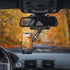 Rear View Mirror Phone Holder, 360°Rotatable and Retractable Rearview Mirror Phone Holder for Car, Upgraded Four Corners Anti-Shake Multifunctiona...