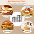 8PCS English Muffin Rings - 4 Inch+3.35 Inch Set Stainless Steel Crumpet Tart Rings - Double Rolled Round Metal Pastry Ring Molds for Baking Cooki...