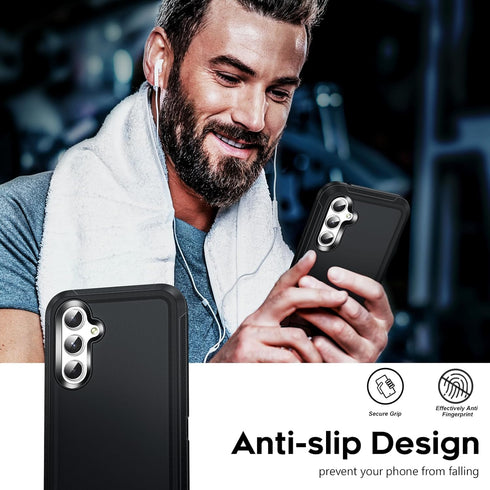 LeYi for Samsung Galaxy A54 5G Case: with 2 PCS Screen Protector, Heavy Duty 3 in 1 Samsung A54 5G Case, Military Grade Shockproof Phone Case Cove...