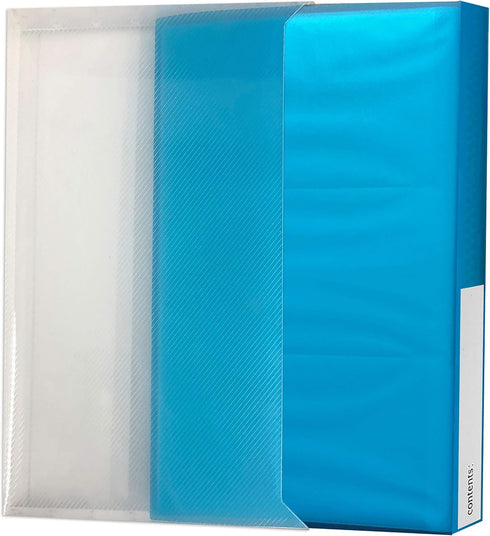 Pioneer Photo Albums CF-3 144-Pocket Poly Cover Space Saver Photo Album, Blue 4 x 6...