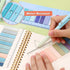 2000Pcs Sticky Tabs with Ruler, 10 Pack Index Tabs, Post It Sticky Notes, Repositionable Book Flags Strip Index Tabs Clear Page Markers for Office...