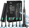 Bear Sonic Electric Toothbrush for Adults, Rechargeable Toothbrush with 5 Mode, 6 Brush Heads & Travel Case, One Charge for 60 Days, Smart Timers ...